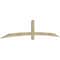 Ekena Millwork Bellingham Rough Sawn Timber Gable Bracket, Douglas Fir, 108"W x 22"H x 2"D x 4"F, 5/12 Pitch GBW108X22X0204BEL00RDF - alternate 4